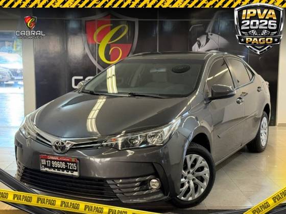 TOYOTA COROLLA 1.8 GLI 16V FLEX 4P AUTOMÁTICO TOYOTA COROLLA 1.8 GLI 16V FLEX 4P AUTOMÁTICO